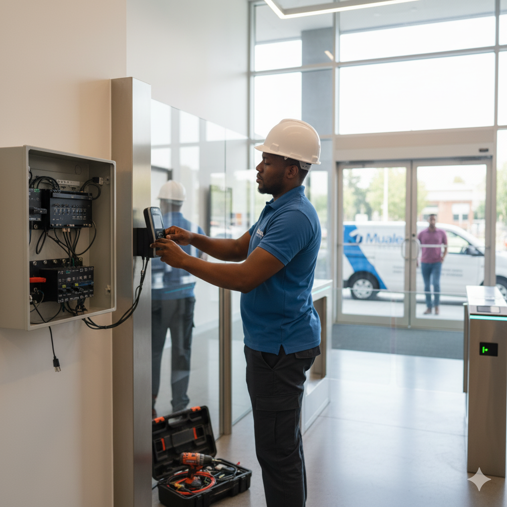 Instalação de Controlo de Acesso Residencial